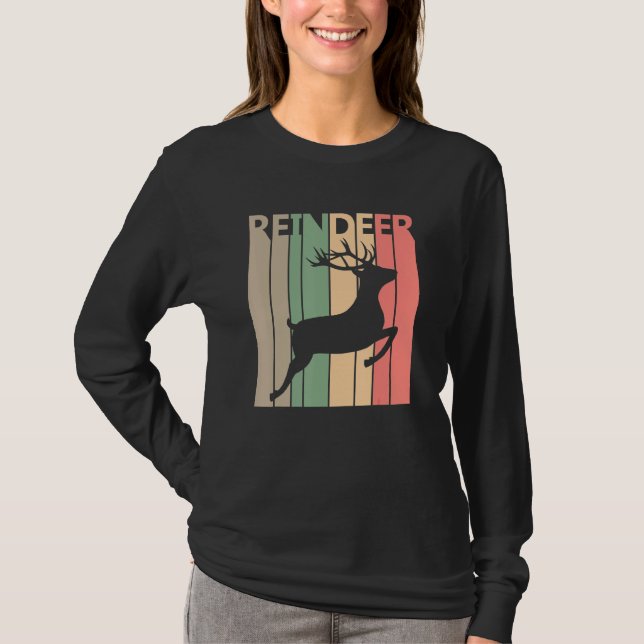 T-shirt Costume de renne drôle (Devant)