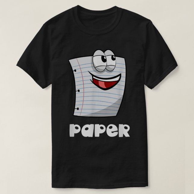 T-shirt Costume de Rock Paper Scissors  (Design devant)