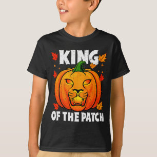 T-shirt Costume de roi des citrouilles lion pour Halloween