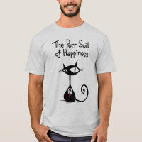 Costume de ronronnement de chemise de bonheur