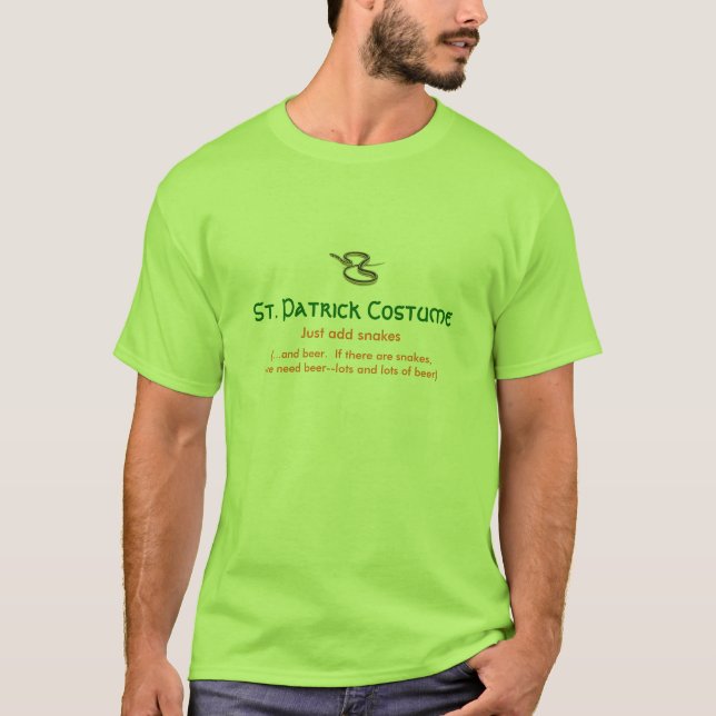 T-shirt Costume de Saint-Patrick instantané (Devant)