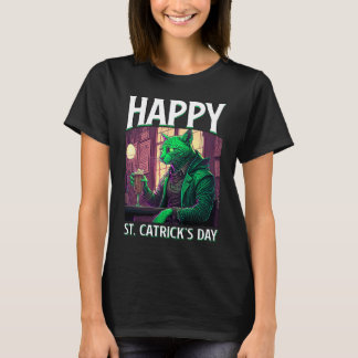 T-shirt Costume de Saint-Patrick pour chat à bière Joyeux