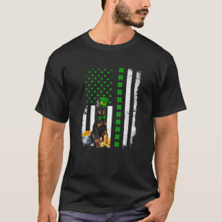 T-shirt Costume de Saint-Patrick pour chiot amateur de chi