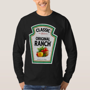 T-shirt Costume de sauce ranch verte pour Halloween