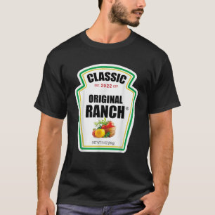 T-shirt Costume de sauce ranch verte pour Halloween