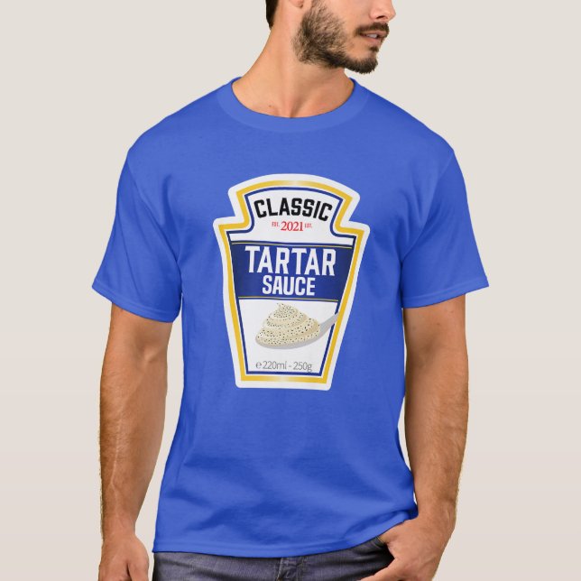 T-shirt Costume de sauce tartare Couples correspondants Gr (Devant)