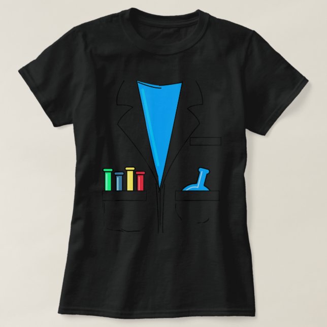 T-shirt Costume de scientifique fou Chimie Nerd Fun Scienc (Design devant)
