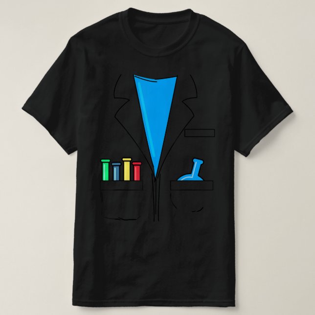 T-shirt Costume de scientifique fou Chimie Nerd Fun Scienc (Design devant)