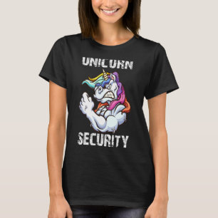 T-shirt Costume de sécurité Unicorn Police Hommes Femmes E