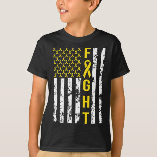 T-shirt Costume de sensibilisation au cancer de l'enfance 