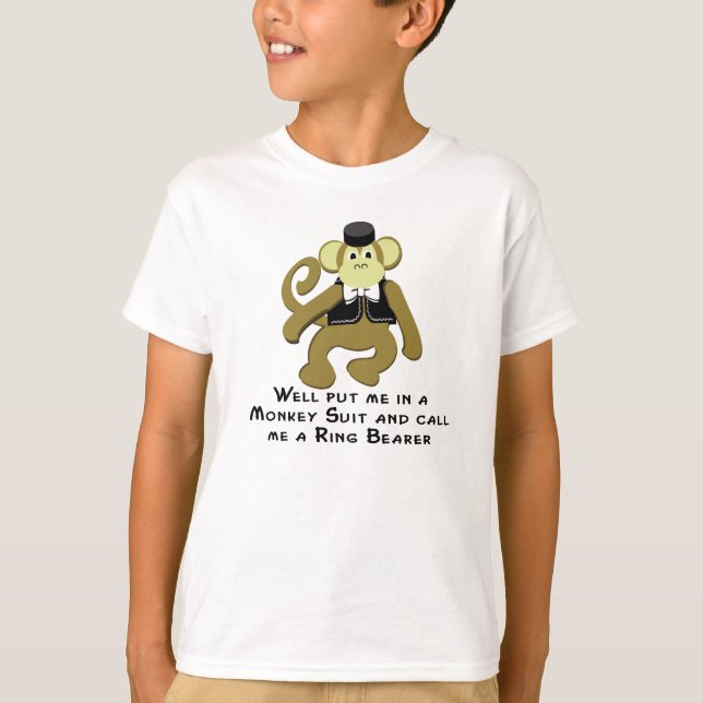 T-shirt Costume de singe / Porteur d'anneau (Devant)