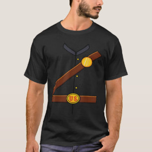 T-shirt Costume de soldat de l'Union Halloween Guerre civi