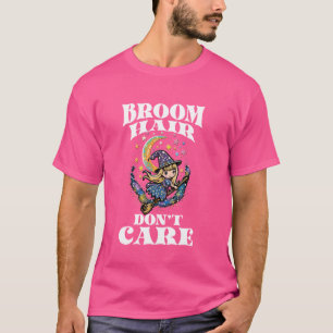 T-shirt costume de sorcière junior pour filles balai cheve