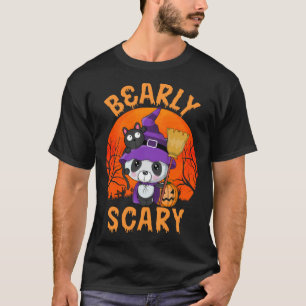 T-shirt Costume de sorcière panda à peine effrayant et mig