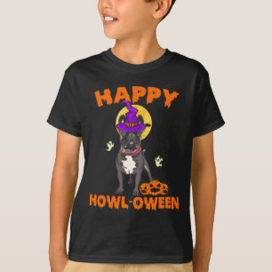 T-shirt Costume de sorcière pour Bouledogue Français noir