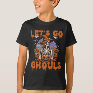 T-shirt Costume de sorcière rétro Halloween pour femmes Go