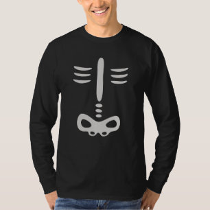T-shirt Costume de squelette pour enfants d'Halloween