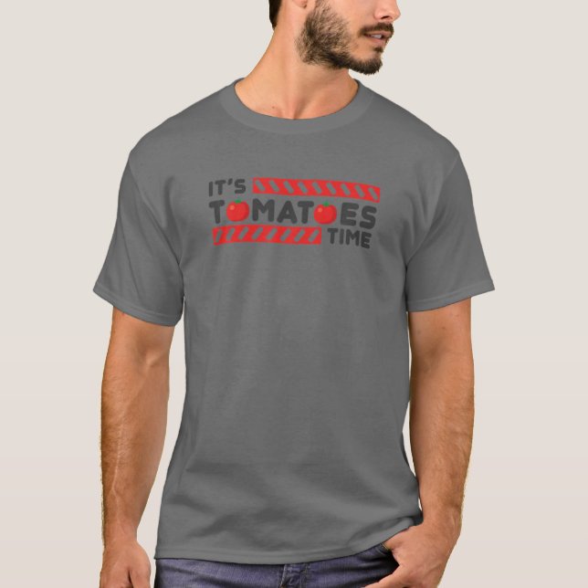 T-shirt Costume de tomate drôle C'est l'heure des tomates (Devant)