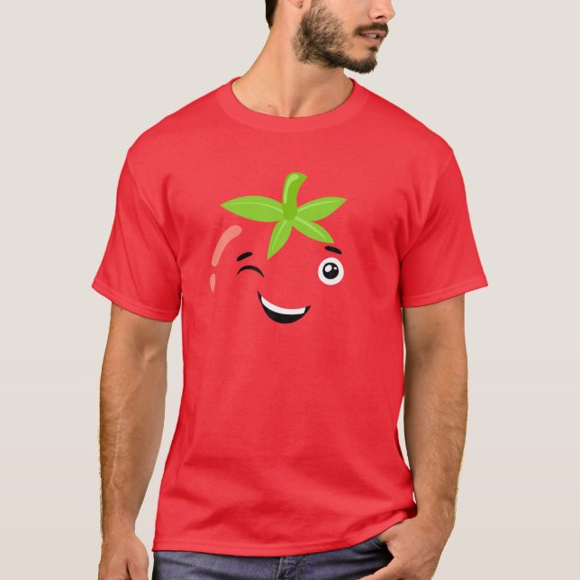 T-shirt Costume de tomate Prétendre que je suis une tomate (Devant)