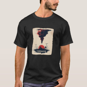 T-shirt Costume de Tornado génial et tendance pour homme e