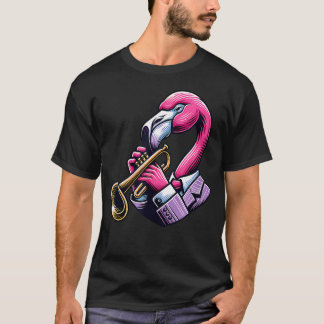 T-shirt Costume de Trompette Flamant Unique