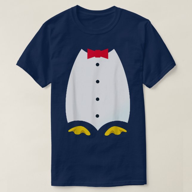 T-shirt Costume de tuedo de pingouin T Drôle Halloween (Design devant)