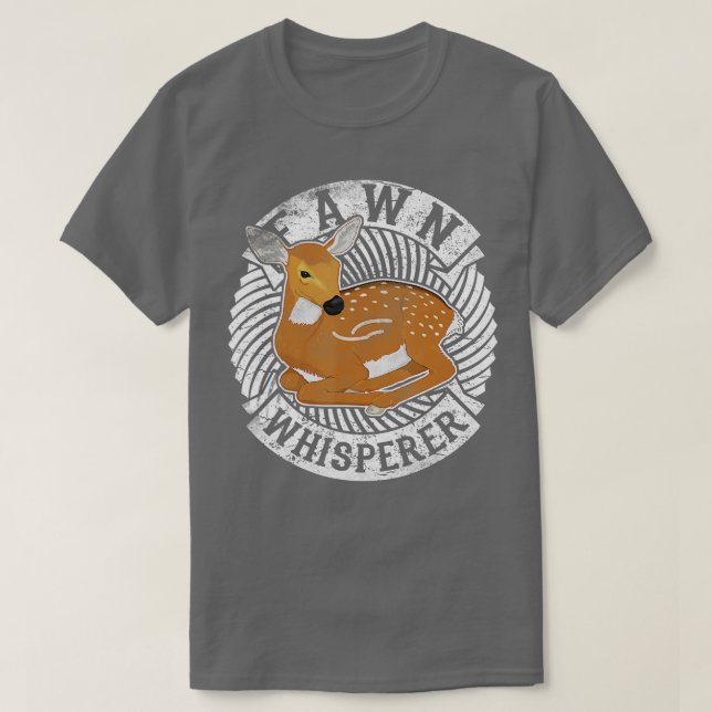 T-shirt Costume de Whisperer Fawn Roe Whitetail Deer Chris (Design devant)