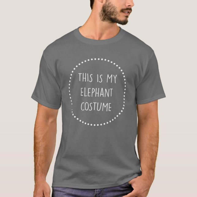 T-shirt Costume d'éléphant (Devant)