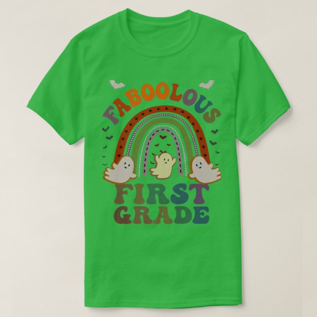 T-shirt Costume D'ENSEIGNANT DE 1ÈRE CLASSE RÉtro FABOOLOU (Design devant)