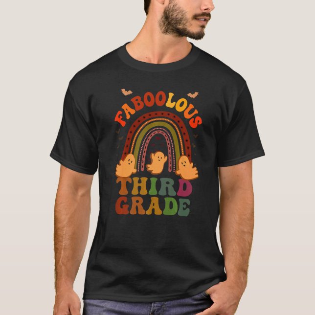 T-shirt Costume D'ENSEIGNANT DE 3E CLASSE super FABOOLOUS  (Devant)
