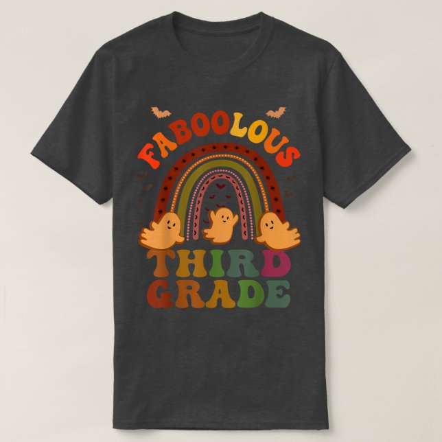 T-shirt Costume D'ENSEIGNANT DE 3E CLASSE super FABOOLOUS  (Design devant)
