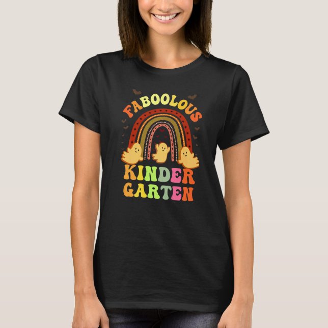 T-shirt Costume d'enseignant de KINDERGARTEN FABOOLOUS Ret (Devant)