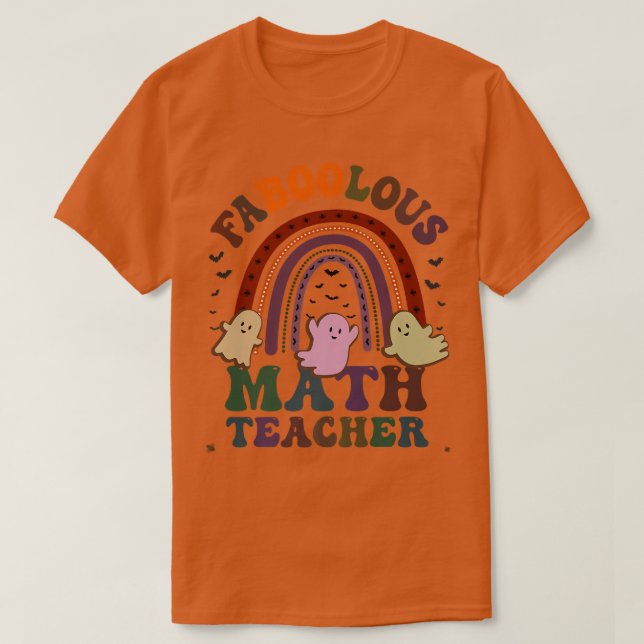 T-shirt Costume D'ENSEIGNANT EN MATHS FABOOLOUS C'Est Mon  (Design devant)