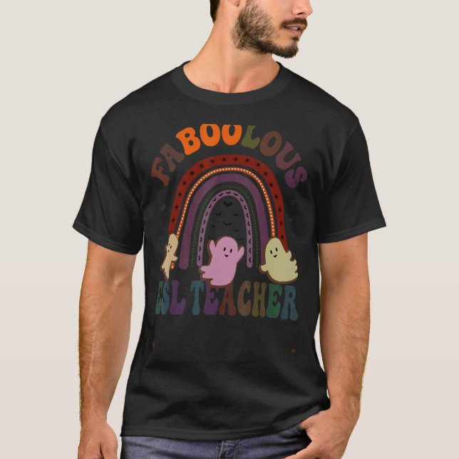 T-shirt Costume D'ENSEIGNANT ESL FABOOLOUS C'Est Mon Vib D (Devant)