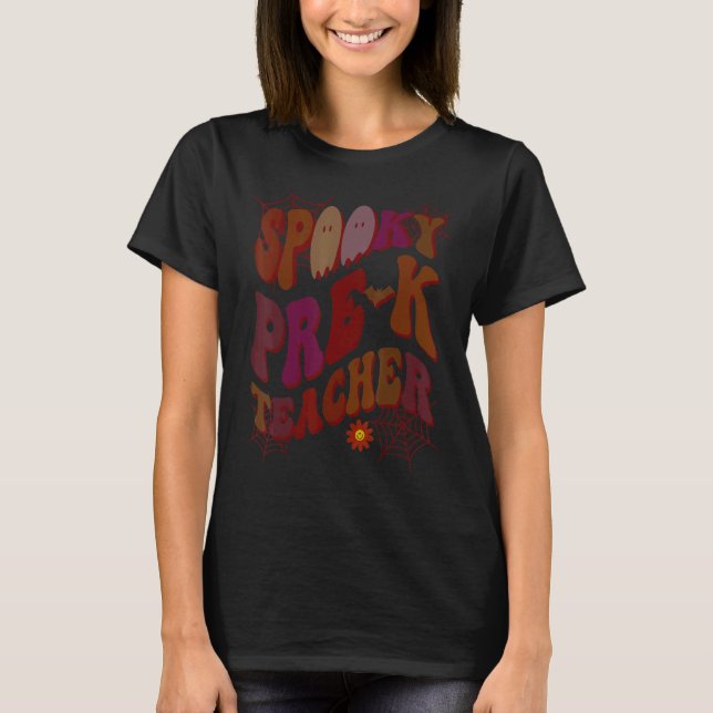 T-shirt Costume D'ENSEIGNANT PRE-K éffrayant C'Est Mon Fab (Devant)