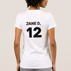 T-shirt Costume d'équipe modèle personnalisé (conception a