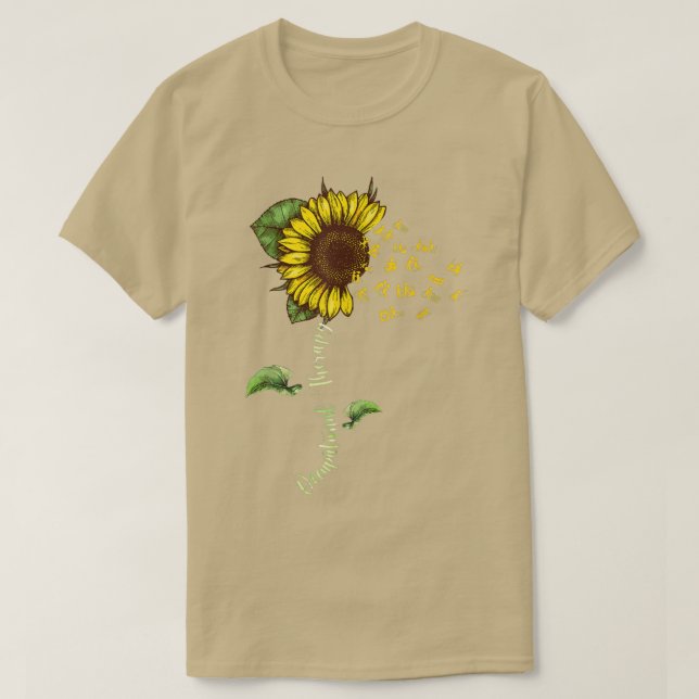 T-shirt Costume d'ergothérapie tournesol OT Therapis (Design devant)