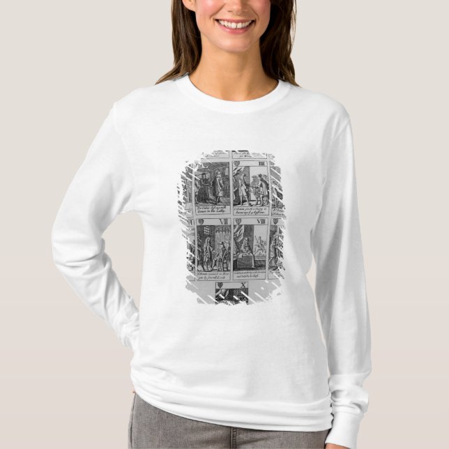 T-shirt Costume des coeurs illustrant 'le Plot papal (Devant)