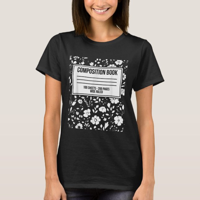 T-shirt Costume d'Halloween amusant Composition du journal (Devant)