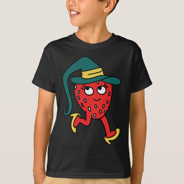 T-shirt Costume d'Halloween aux fraises (Devant)