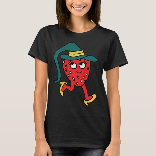 T-shirt Costume d'Halloween aux fraises (Devant)