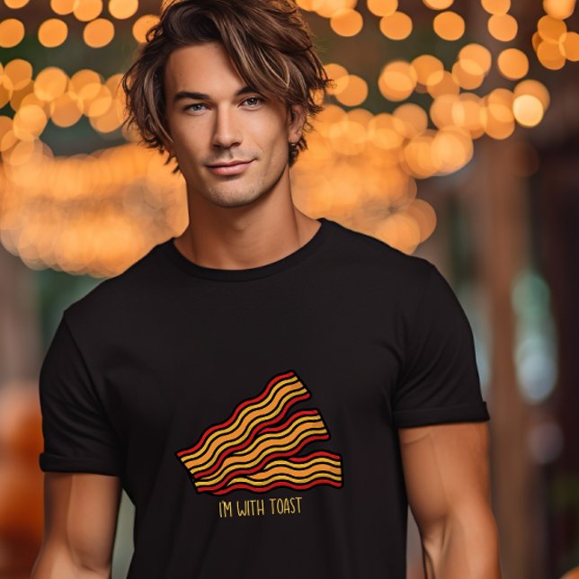 T-shirt Costume d'Halloween bacon im avec toast drôle coup (Créateur téléchargé)