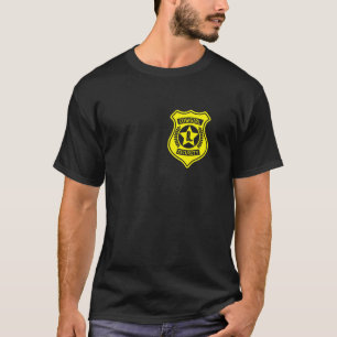 T-shirt Costume d'Halloween Badge de sécurité Cowgirl pour