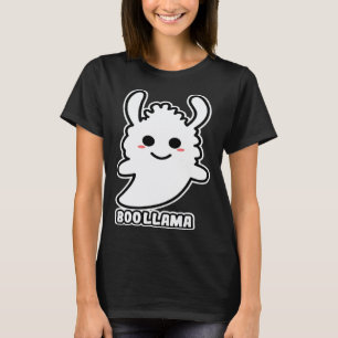 T-shirt Costume d'Halloween Boollama Llama Fantôme Effraya