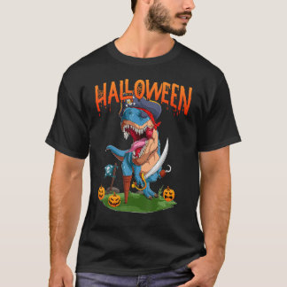 T-shirt Costume d'Halloween de dinosaure momie garçon Rex 