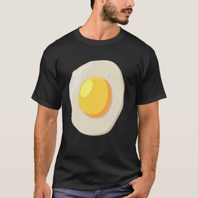 T-shirt Costume d'Halloween de jaune d'œuf (Devant)