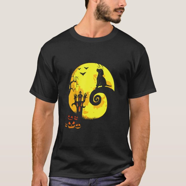 T-shirt Costume d'Halloween de la Lune beagle (Devant)