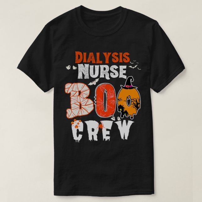 T-shirt Costume d'Halloween de l'équipage de la dialyse (Design devant)