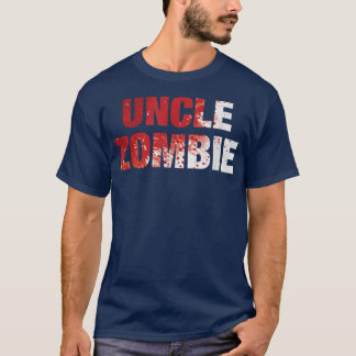T-shirt Costume d'Halloween de l'oncle des hommes Zombie 