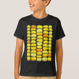 T-shirt Costume D'Halloween De Maïs Fantaisie Maïs Sur Le